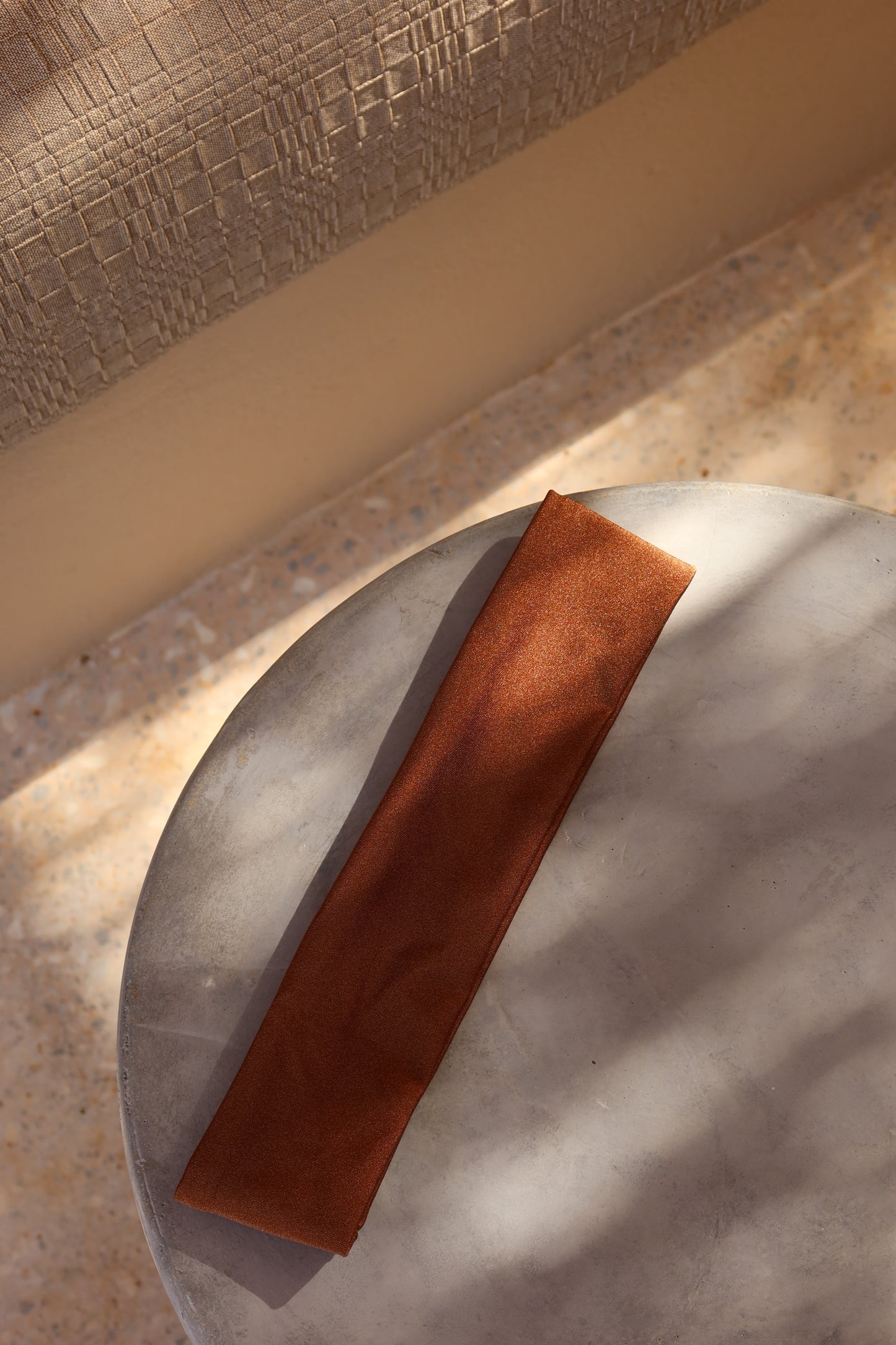 Bandeau pour cheveux marron