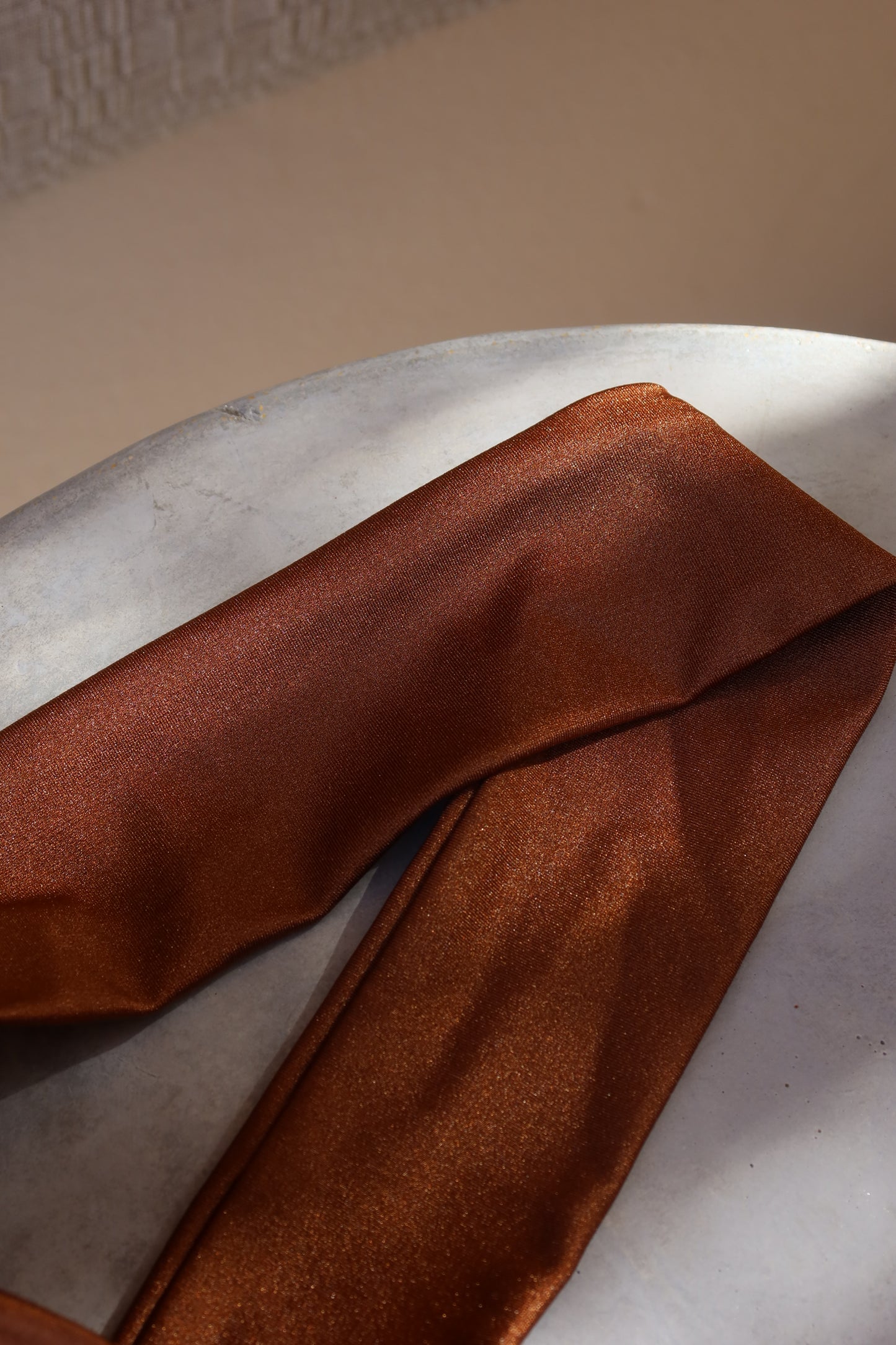Bandeau pour cheveux marron