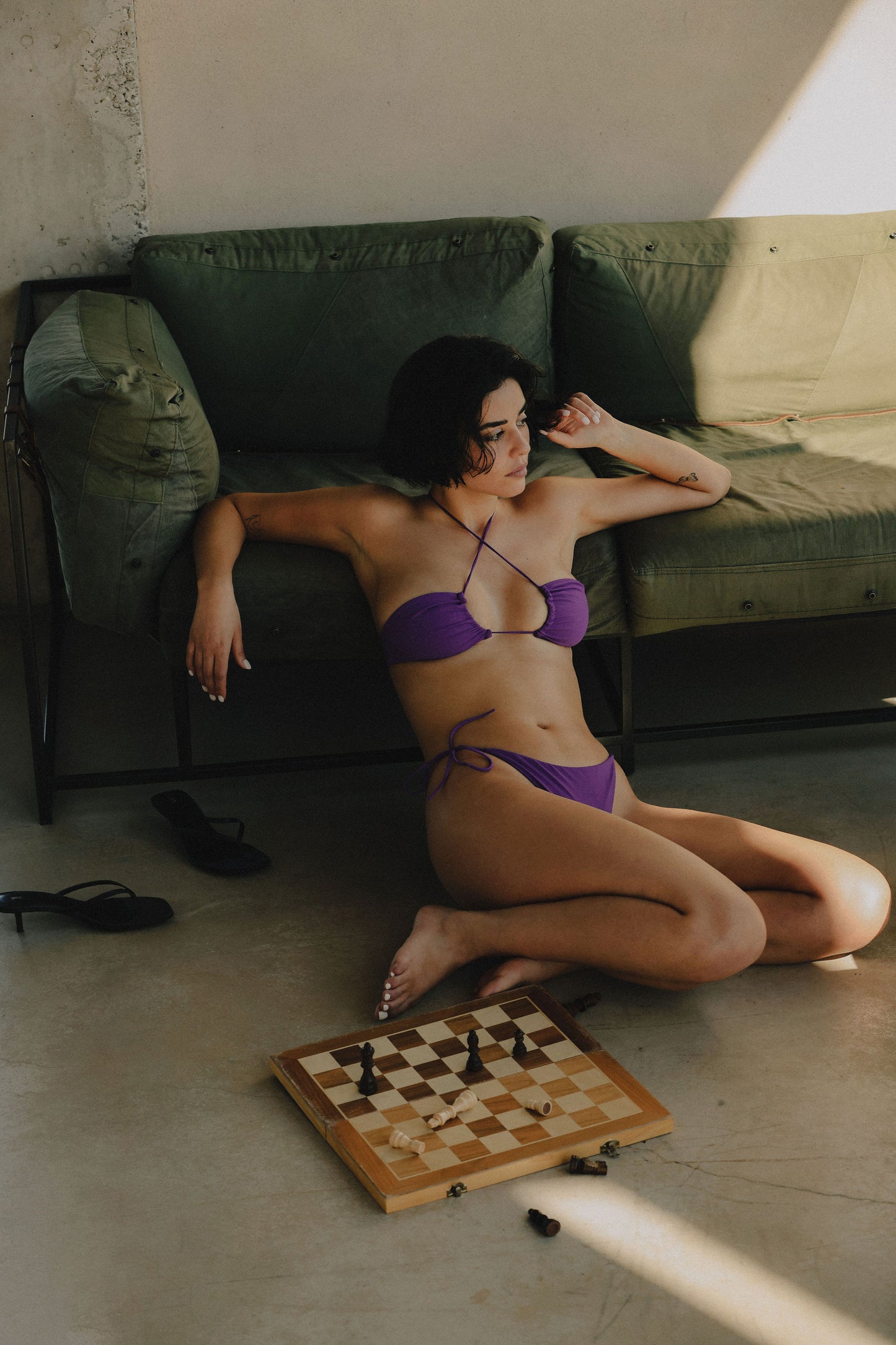 08 LIV | Culotte bikini purple